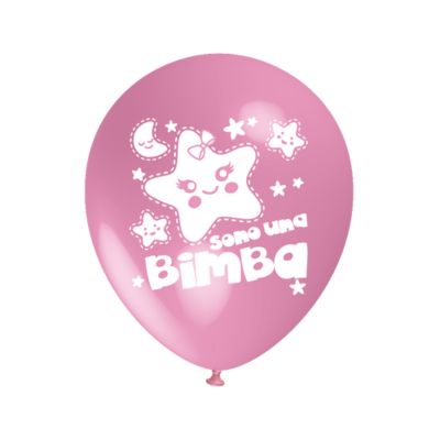 Round Stampa Sono una Bimba 30cm/12" Cf 25 Pz