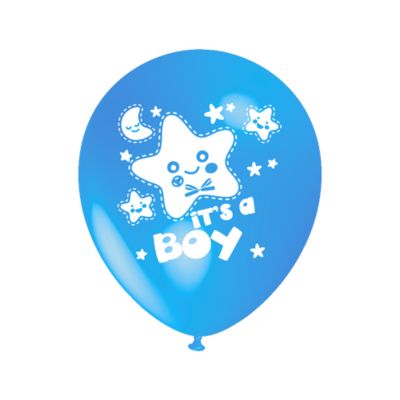 Round Stampa It's a Boy 30cm/12" Cf 100 Pz
