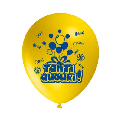 Round Stampa Tanti Auguri 30cm/12" Cf 5 Pz
