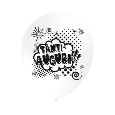 Round Stampa Tanti Auguri 30cm/12" Cf 100 Pz