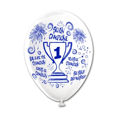 Round Stampa Sei un Campione 30cm/12" Cf 5 Pz