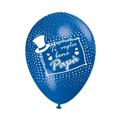 Round Stampa Ti Voglio Bene Papà 30cm/12" Cf 100 Pz
