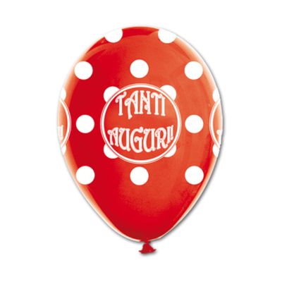 Round Stampa Tanti Auguri 30cm/12" Cf 100 Pz