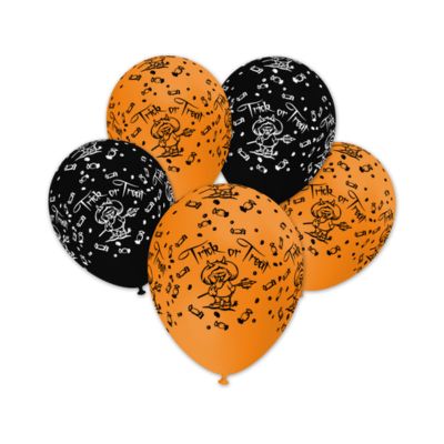 Round Stampa Trick or Treat 30cm/12" Cf 100 Pz