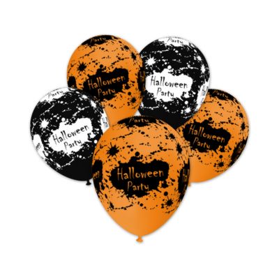 Round Stampa Halloween Party 30cm/12" Cf 100 Pz