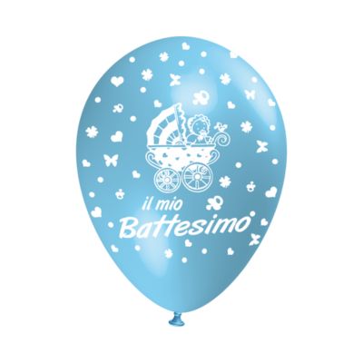 Round Stampa Il mio Battesimo 30cm/12" Cf 25 Pz