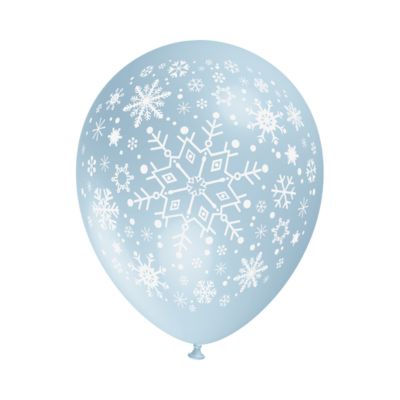 Round Stampa Fiocchi di Neve 30cm/12" CF 5 Pz