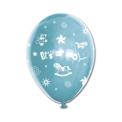 Round Stampa It's a Boy 30cm/12" Cf 5 Pz