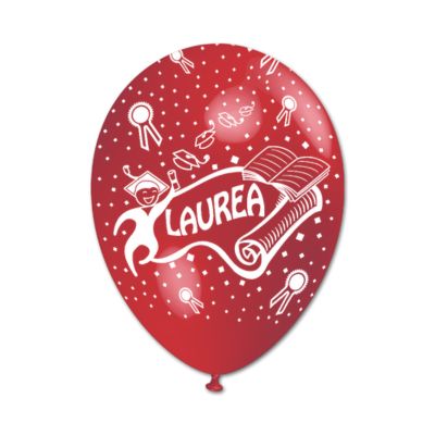 Round Stampa Laurea Pergamena 30cm/12" Cf 5 Pz