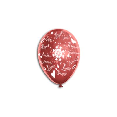 Round Metal Stampa Amore 13cm/5" Cf 100 Pz
