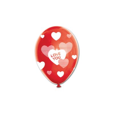Round Stampa Love You 13cm/5" Cf 25 Pz