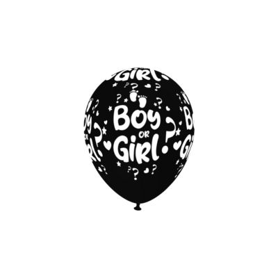 Round Stampa Boy or Girl 13cm/5" Cf 100 Pz