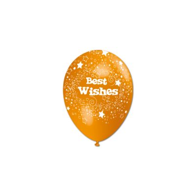 Round Stampa Best Wishes 13cm/5" Cf 100 Pz