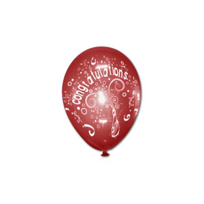Round Stampa Congratulations 13cm/5" Cf 100 Pz