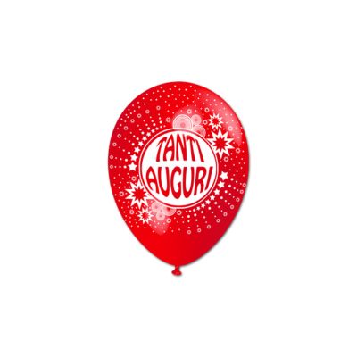 Round Stampa Tanti Auguri 13cm/5" Cf 25 Pz
