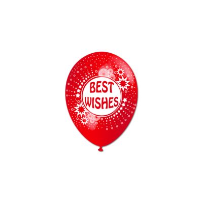 Round Stampa Best Wishes 13cm/5" Cf 100 Pz