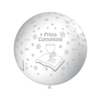 Round Stampa Prima Comunione 100cm/40" Cf 10 Pz