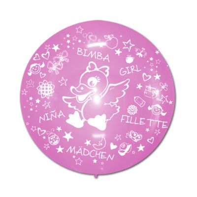 Round Stampa Pulcino Girl 100cm/40" Cf 10 Pz