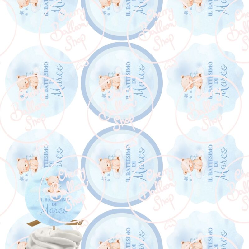 Bollini Digitale Stampabile in Foglio A4 Personalizzata