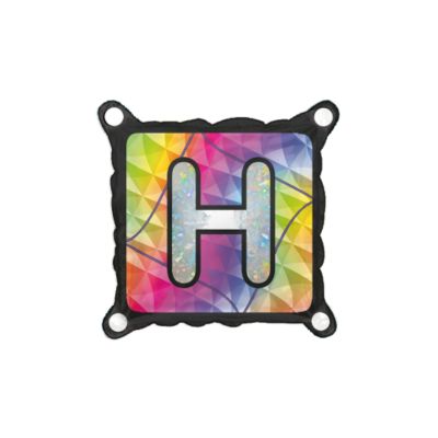 Lettera H Quadrata 30cmx30cm/12"x12" Cf 1 Pz