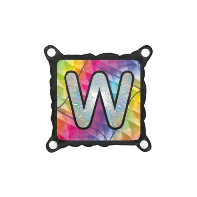 Lettera W Quadrata 30cmx30cm/12"x12" Cf 1 Pz