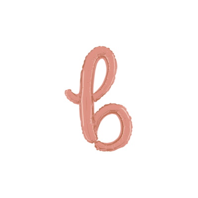 Lettera Corsivo B 36cm/14" Cf 1 Pz