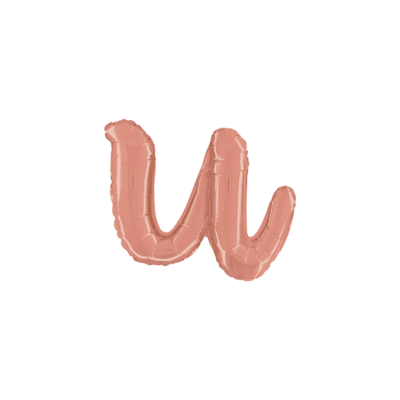 Lettera Corsivo U 36cm/14" Cf 10 Pz