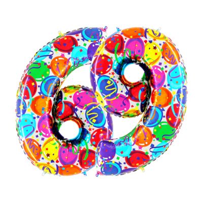 Numero 6/9 Multicolor 100cm/40" Cf 10 Pz