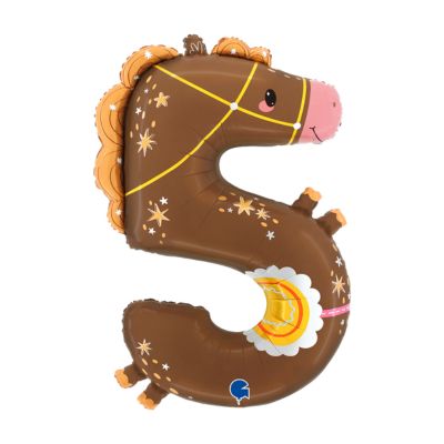 Numero 5 Puppyloons Cavallo 89cm/35" Cf 10 Pz