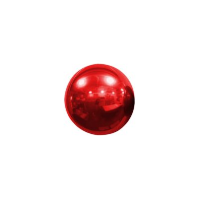 Sfera Specchio Rosso 18cm/7" Cf 10 Pz