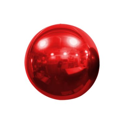 Sfera Specchio Rosso 50cm/20" Cf 10 Pz