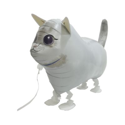 Walking Gatto Bianco 57cm/22" Cf 10 Pz
