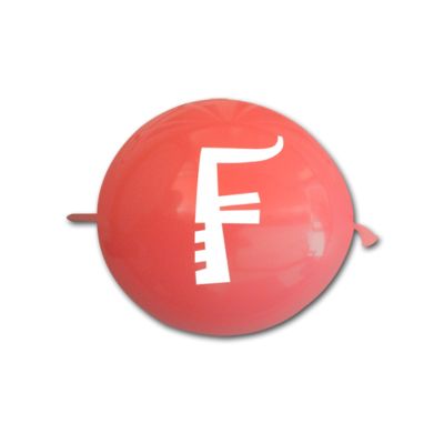Link-o-Loon Stampa Lettera F 35cm/14" Cf 25 Pz