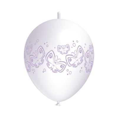 Link-o-Loon Stampa Farfalle 35cm/14" Cf 25 Pz