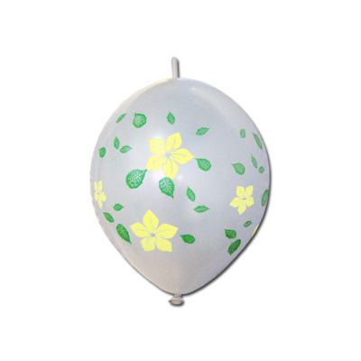 Link-o-Loon Stampa Fiori 35cm/14" Cf 100 Pz