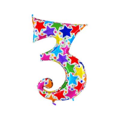 Numero 3 Megaloon 100cm/40" Cf 1 Pz