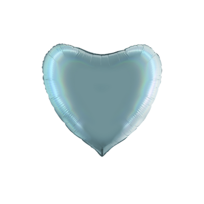 Cuore Iridescente 45cm/18" Cf 1 Pz