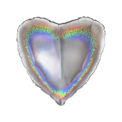 Cuore Glitter 90cm/36" Cf 10 Pz