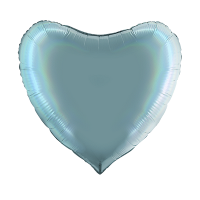 Cuore Iridescente 90cm/36" Cf 1 Pz