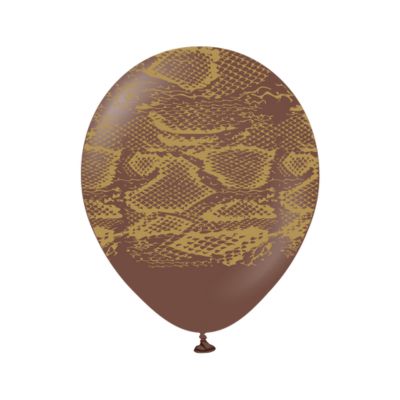 Round Stampa Pelle di Serpente 30cm/12" Cf 25 Pz