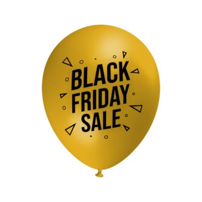 Round Metal Stampa Black Friday 30cm/12" Cf 100 Pz