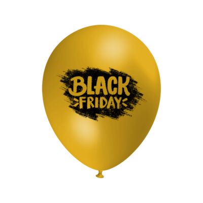 Round Metal Stampa Black Friday 30cm/12" Cf 100 Pz