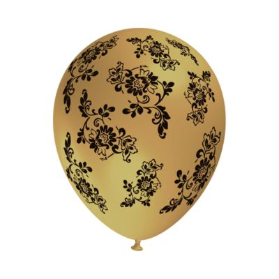 Round Metal Stampa Fiori 30cm/12" Cf 25 Pz
