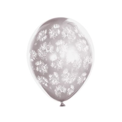 Round Metal Stampa Rose Piccole 30cm/12" Cf 5 Pz