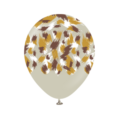 Round Vintage Stampa Savana 30cm/12" Cf 25 Pz