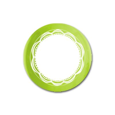 Round Stampa Merletto 30cm/12" Cf 5 Pz