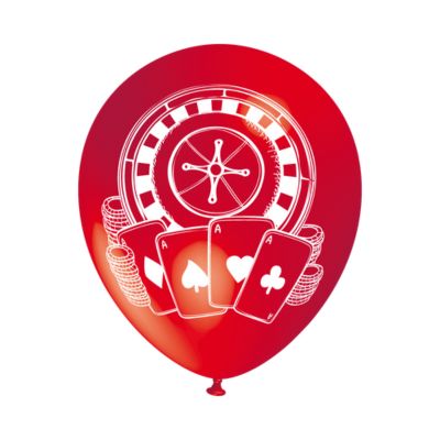 Round Stampa Casinò 30cm/12" Cf 100 Pz