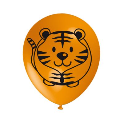 Round Stampa Tigre 30cm/12" Cf 25 Pz