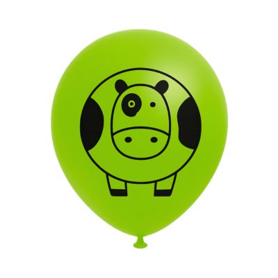 Round Stampa Mucca 30cm/12" Cf 5 Pz
