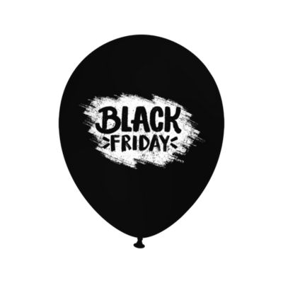 Round Stampa Black Friday 30cm/12" Cf 100 Pz